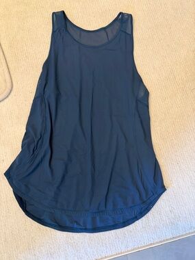 Lululemon blue sculpt tank size 8